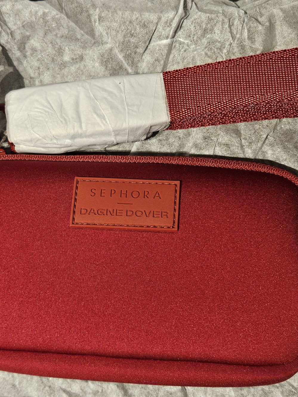 Sephora Dagne Dover Red Phone Sling